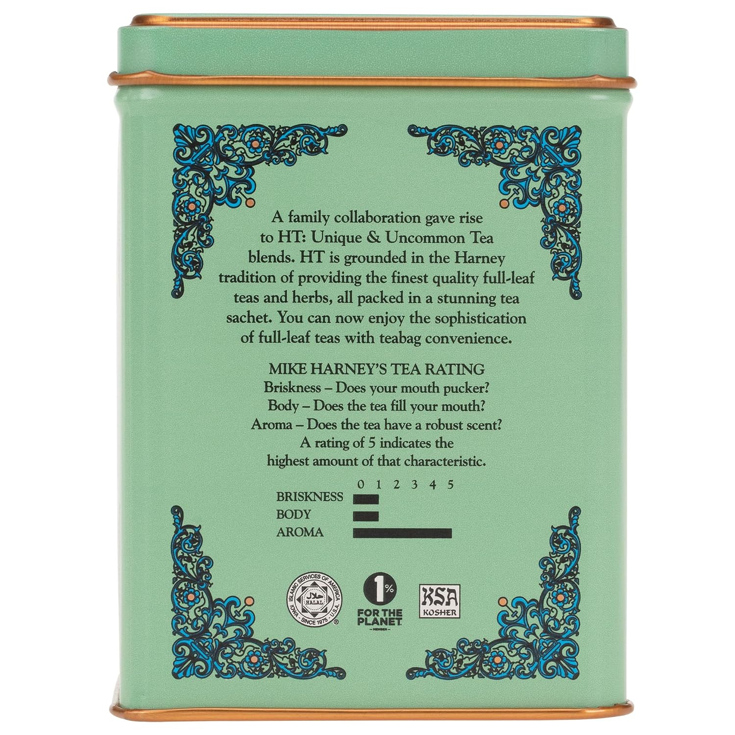 Harney & Sons HT Peppermint Herbal Tea, 20 Sachets in Tin — image 3